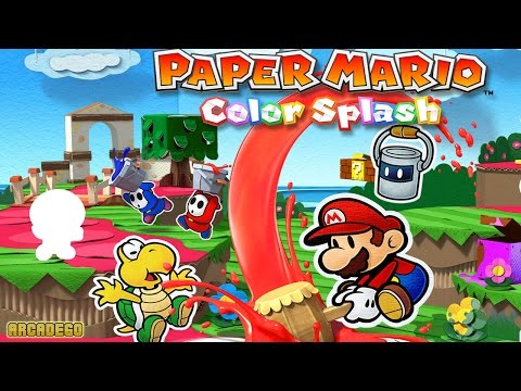 Paper Mario: Color Splash Part 1 - Port Prisma! (Nintendo Wii U)