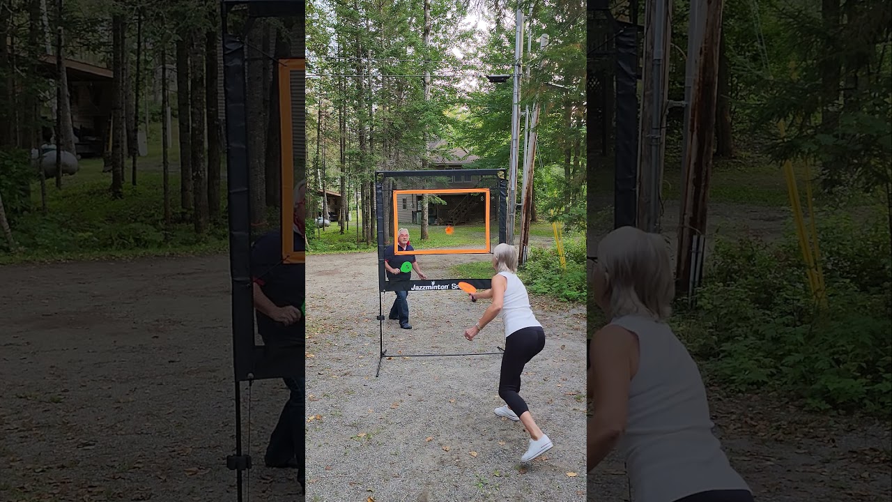 Take Jazzminton Sport with you on your next camping trip!