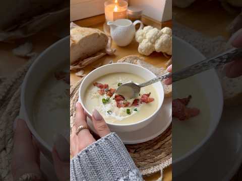 Крем-суп из цветной капусты — теперь мой любимый рецепт)