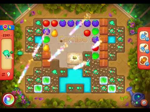 GardenScapes Level 2397 no boosters (14 moves)