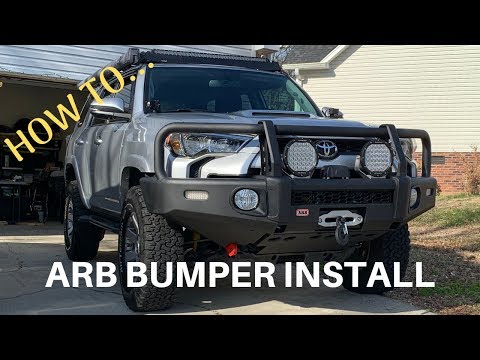 ARB bumper installation on 5th gen 4Runner