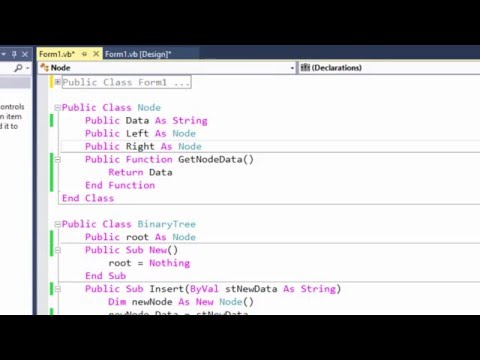 Binary Tree 1 Constructing a tree algorithm and pseudocode