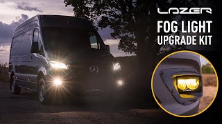 Sada mlhových světel Lazer pro Mercedes Sprinter (2018+), Carbon-2