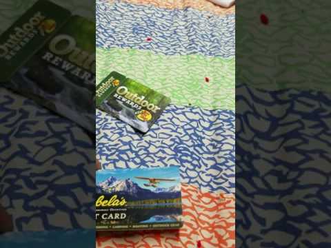 Bass pro shop and Cabelas gift cards