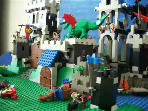 Lego castle siege