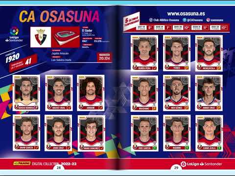 La Liga 2022-23 Panini digital collection complete album