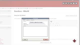 Formatting text in the Moodle Text Editor