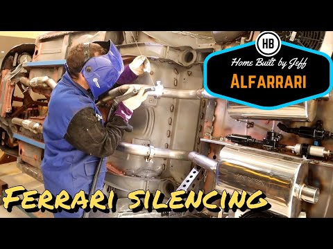Silencing the Ferrari Engine - Ferrari engined Alfa 105 Alfarrari build part 126