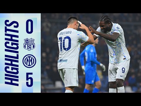 FIVE GOALS AND THREE POINTS 🖤💙 | SASSUOLO 0-5 INTER | SERIE A 25/26 HIGHLIGHTS 🇬🇧