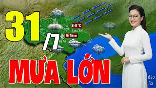 Dự Báo Thời Tiết Đêm Nay và Ngày Mai 31/7 | Thời Tiết Hôm Nay 3 Ngày Tới Mới Nhất|#thoitiet