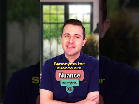 Nuance - Meaning and Pronunciation (English Word of the Day)