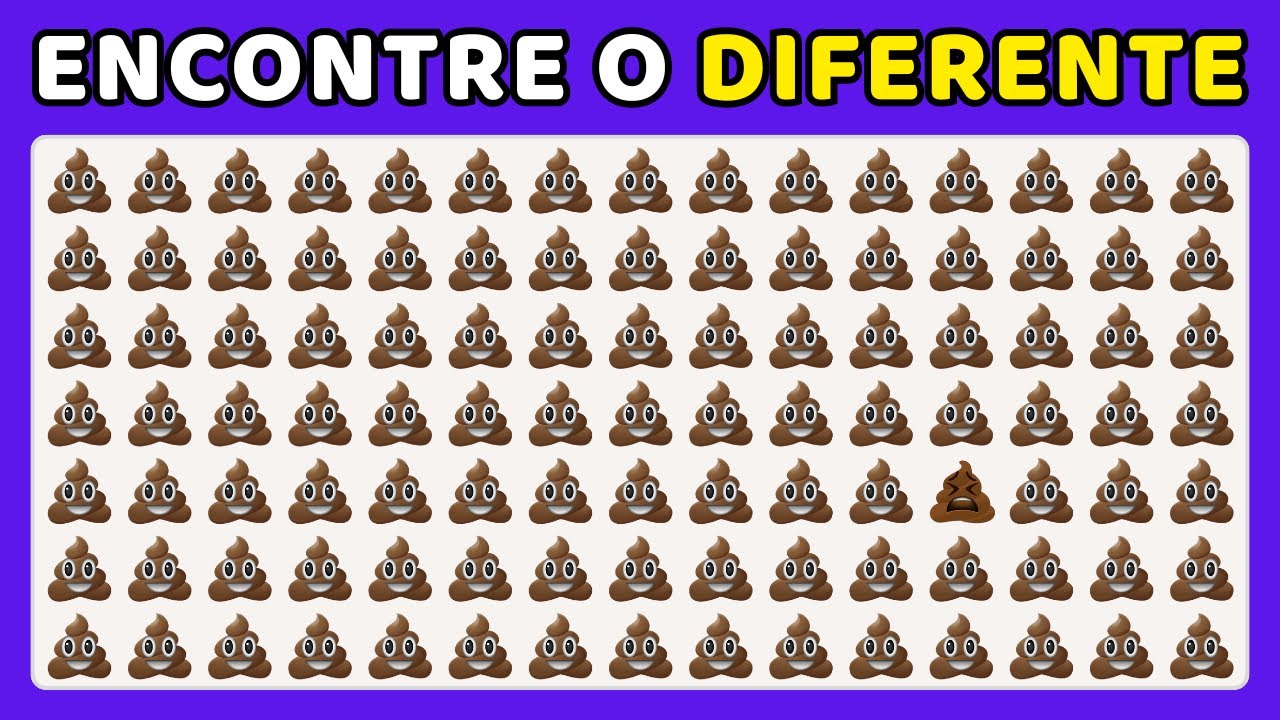 ✅ ENCONTRE O DIFERENTE!🕵️‍♂️ ACHE O NÚMERO E O EMOJI DIFERENTE  💥👀Somente 5% Acerta Todos🙊 🔍