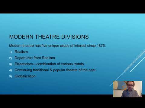 Lecture 13.1 Ch. 15 Modern Theatre Emerges Pt. 1