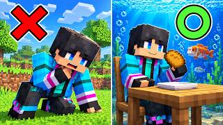 水の中でしか生きられない世界でサバイバル【 マイクラ / マインクラフト 】