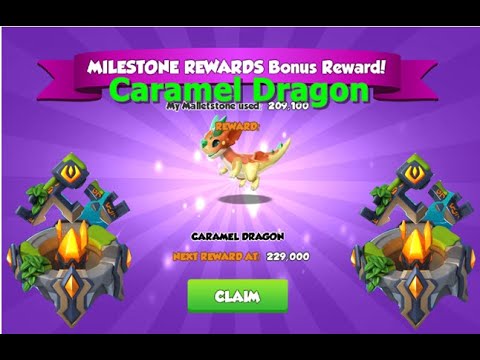 Milestone Reward Caramel Dragon-Dragon Mania Legends | Today Bingo Complete | DML