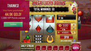 See what I Got in 44.9K gold spin || zynga poker tips and tricks ||zynga poker gold hack ||