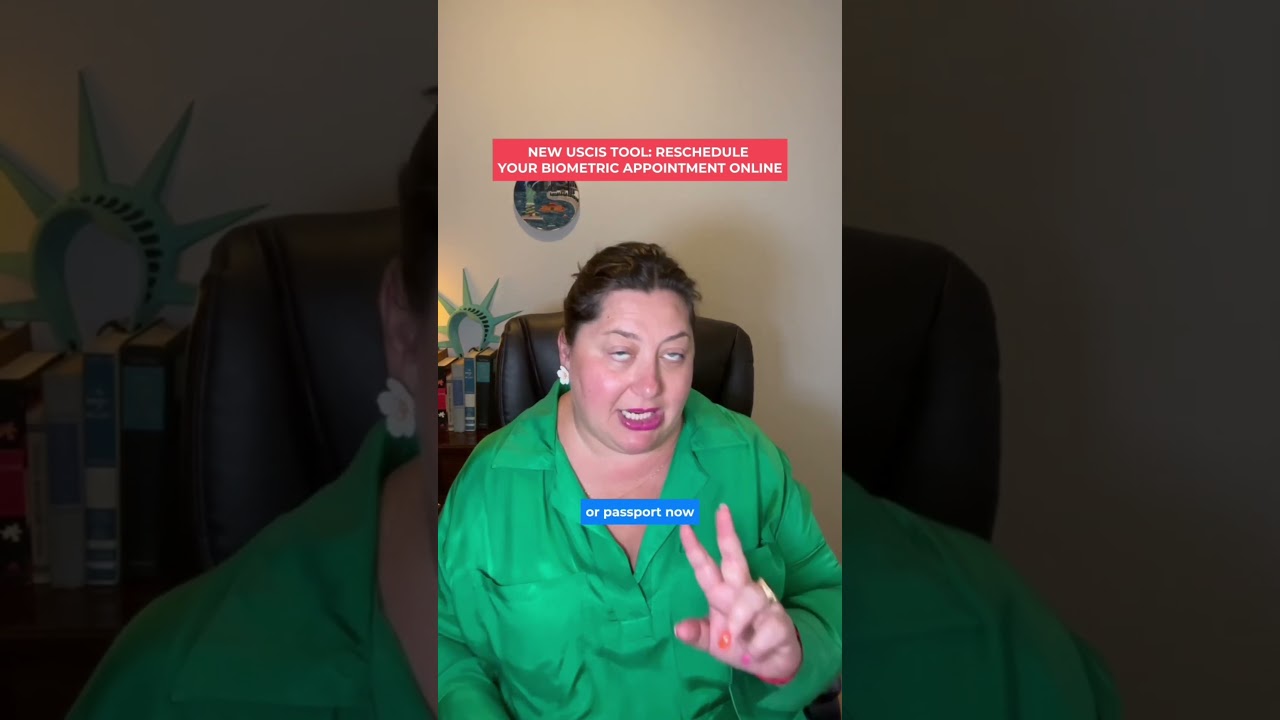 NEW USCIS TOOL: Reschedule Your Biometric Appointment Online 🇺🇸 (Part 2)