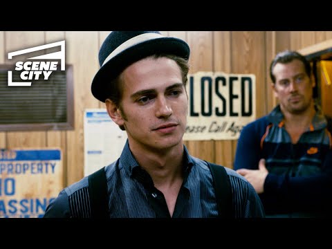 Takers: AJ Office Fight Scene (Hayden Christensen Movie Clip)