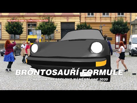 BRONTOSAUŘÍ MOTO ZÁVODY - Resselovo náměstí Chrudim - 11.7.2020
