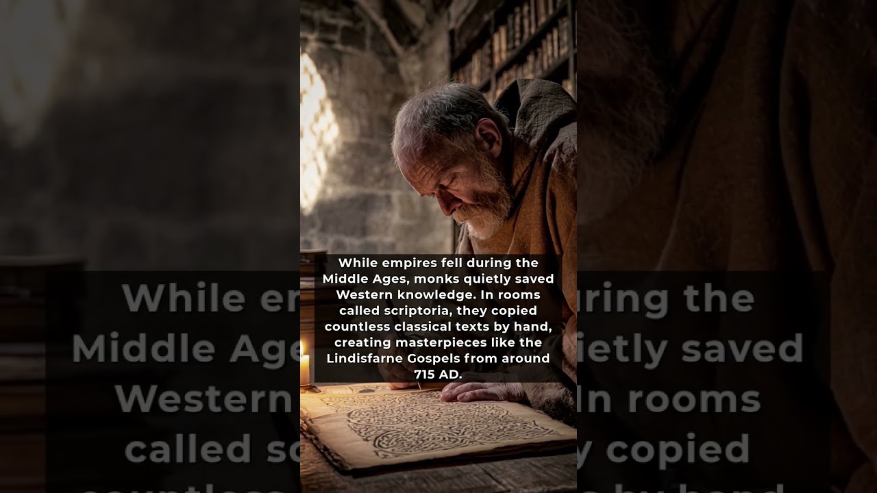 Monks Who Saved Civilization with Ink, Art, and Quiet Devotion