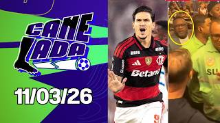 FLAMENGO VENCE CRUZEIRO, E PAI DO GERSON É EXPULSO DA ARQUIBANCADA! | CANELADA