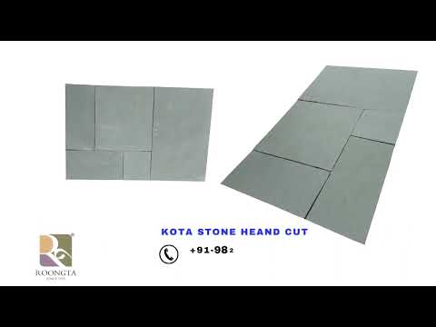 Grey unpolished 25mm natural kota stone flooring, thickness:...