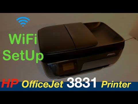 HP OfficeJet 3831 WiFi Setup, Connect to Home or Office WiFi Network, review !!