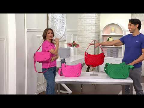 Lug Matte Luxe Shoulder Bag w/ Crossbody Strap - Harmony on QVC