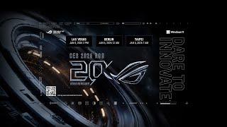 Dare to Innovate - CES 2026 Launch Event | ROG