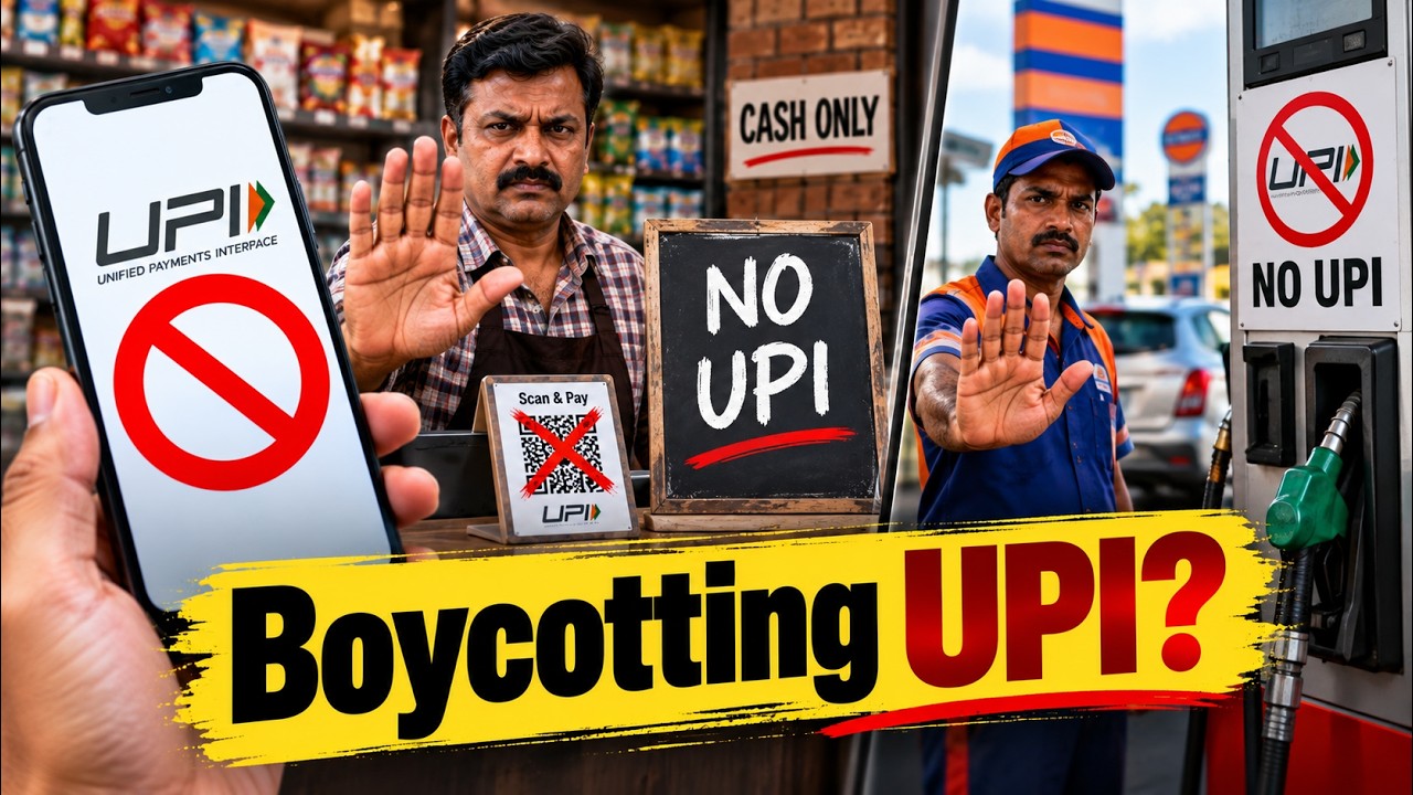 Shops, Traders & Petrol Pumps Boycotting UPI