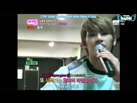 Hoya CUTE clap+Dongwoo CUTE laugh~