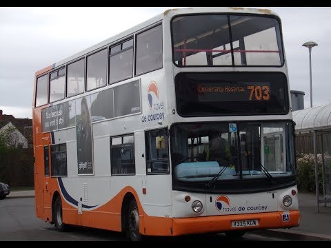 Travel De Courcey Dennis Trident (Alexander ALX400) 815 V325 KGW on route 60 to Arena Retail Park
