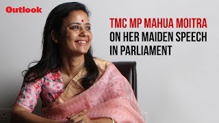TMC MP Mahua Moitra On Her Maiden Speech In Parliament