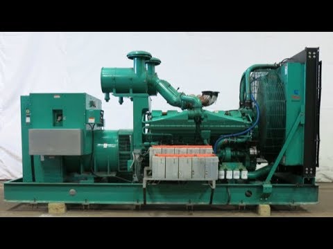 Cummins 750DFJA 750 kW diesel generator, KTA38-G1 engine, 2437 Hrs, Yr 1992 - CSDG # 2537
