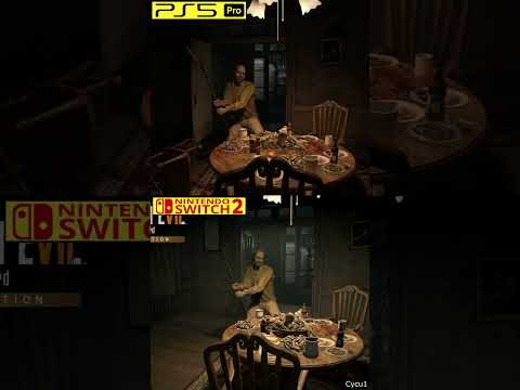 Resident Evil 7 Nintendo Switch 2 vs PS5 Pro Early Graphics Comparison