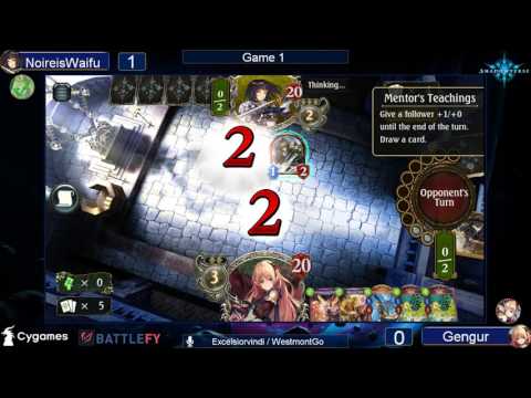 ICE Shadowverse Tournament Top 8: NoireisWaifu vs Gengur Round 2 Losers