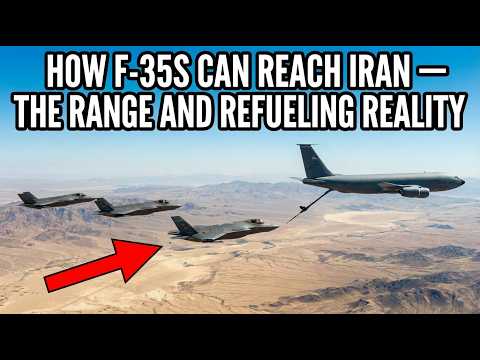 WHY 18 F 35s CAN ACTUALLY STRIKE IRAN   THE STEALTH, RANGE, AND REFUELING MATH NO ONE IS EXPLAINING