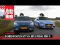 Ford Focus ST vs. Hyundai i30 N - Autoweek dubbeltest - English subtitles