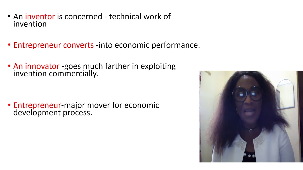 Module 5 Unit 2  Innovation Theory of Entrepreneurship