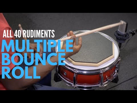 How To Play Multiple Bounce Roll - Drum Rudiment Lesson