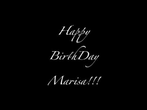 Happy Birthday Marisa!!!