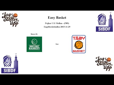 Skuru Basket (P05) mot Täby Basket - EB - 2015-11-29