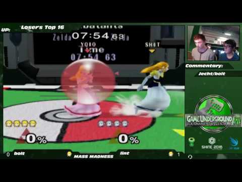 Mass Madness 11 SSBM - bolt (Pink Zelda) vs. lint (Blue Zelda) - Melee LR4