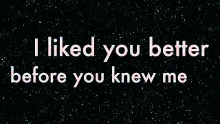 McBusted - Before You Knew Me Lyric video