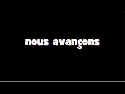 CONJUGAISON = Avancer = Indicatif Présent