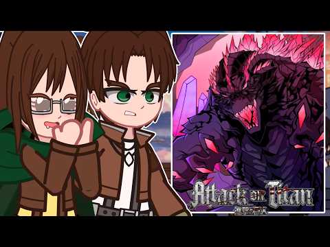 Attack On Titan React to Godzilla || AOT React || Gacha React - TikTok Edits {ALL PARTS}