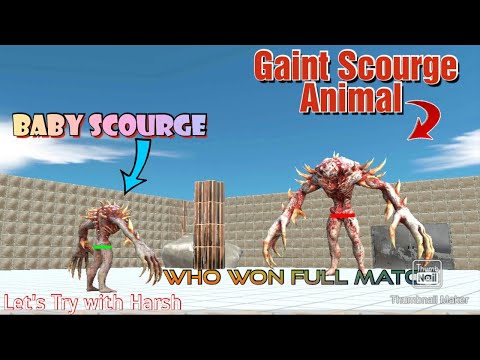 Baby Infernal vs Gaint Infernal |.60 Animal Tema & 1.50 Animal Team | Animal Revolt Battle Simulator