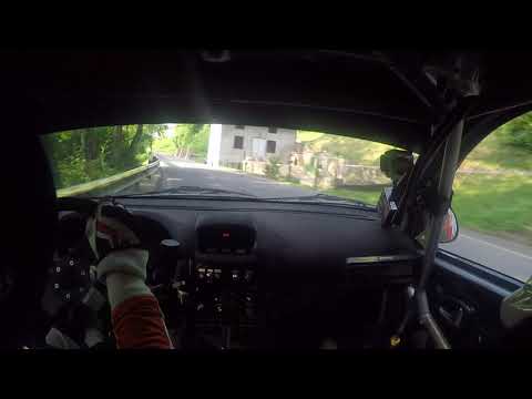 5 Camunia rally 2018 Pasquini-Melesi 8 tempo assoluto ps1 visione interna