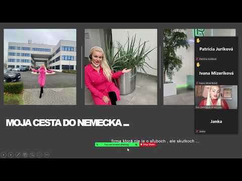 LR Štartovací webinár - Eva Strážnická Zlatá organizačná manažérka