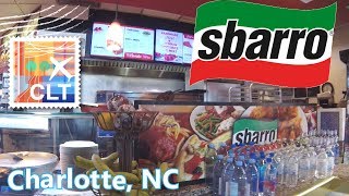 SBARRO Pizza ☆CHEESESTEAK STROMBOLI | Charlotte Airport☆ Food Review!!!